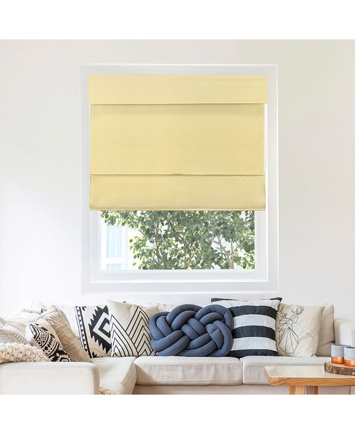 Chicology Cordless Roman Shades, Privacy Fabric Window Blind