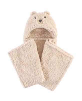 Plush Animal Character Hooded Snuggler