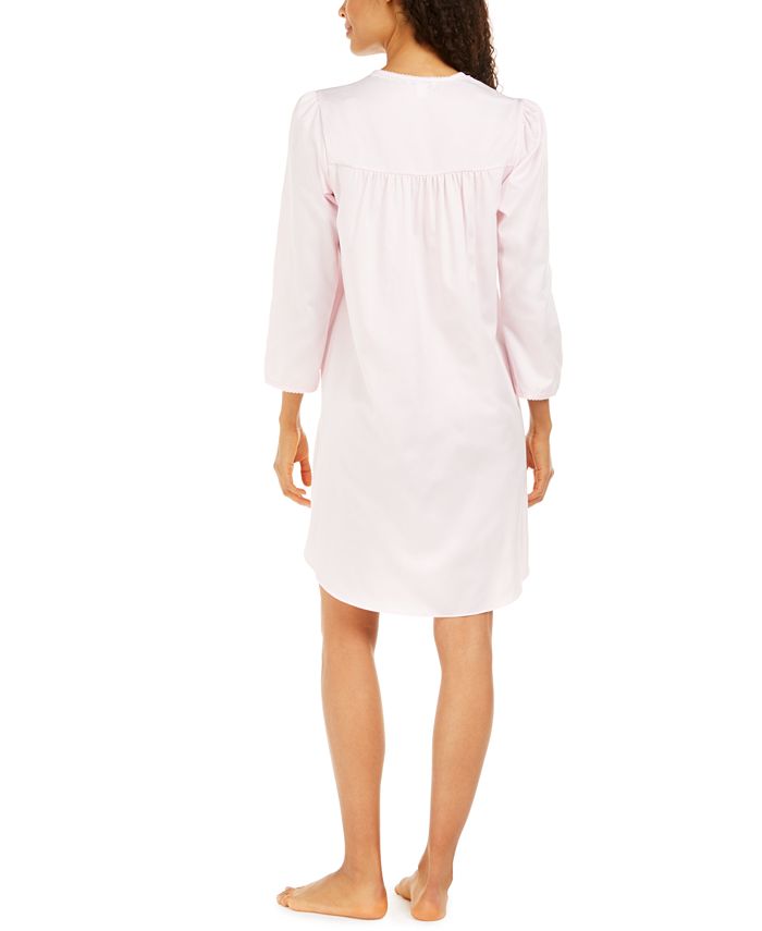 Miss Elaine Women's Brushed Back Satin Nightgown - Macy's