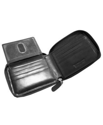 Men's Boulder Collection RFID Secure Zippered Wallet with Removable Passcase