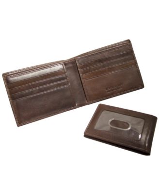 Men's Boulder Collection RFID Secure Billfold with Removable Center Wing Passcase