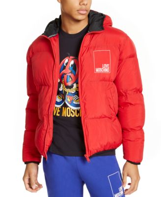 moschino puffer jacket mens