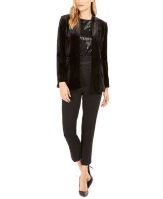 calvin klein sequin blazer