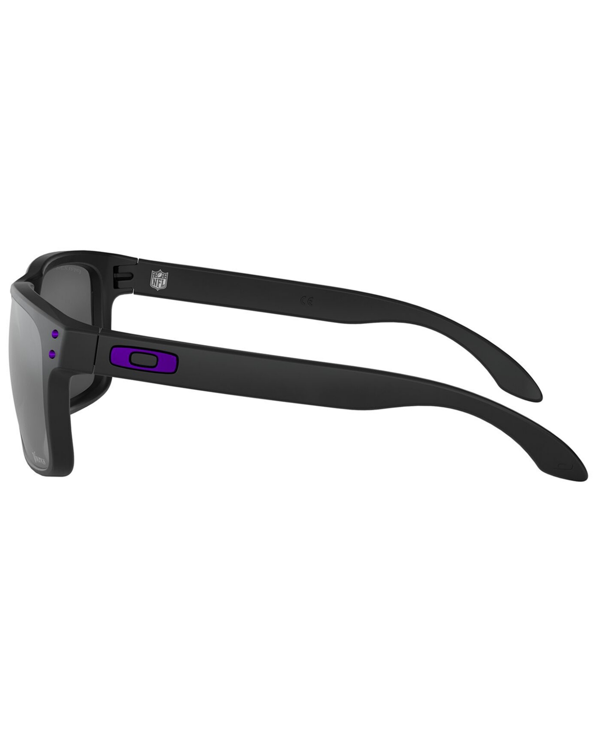 Oakley Nfl Collection Sunglasses, Minnesota Vikings Oo9102 55 Holbrook In Min Matte Black,prizm Black
