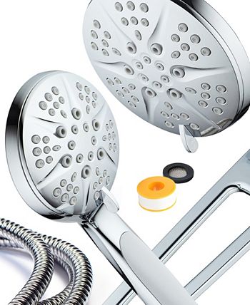 HotelSpa - Aquabar High-Pressure 48-mode Shower Spa Combo with Adjustable Extension Arm