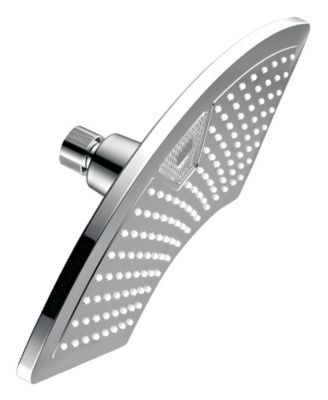 DreamSpa AquaFan 12-inch Rainfall LED Shower Head with Color-Changing LED/LCD Temperature Display