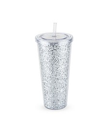 Glam Double Walled Glitter Tumbler
