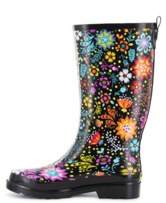 Western Chief Women's Regular Printed Tall Rubber Rain Boots