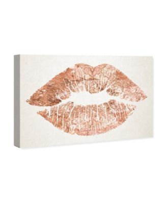 Oliver Gal Solid Kiss Copper Canvas Art, 15" x 10"