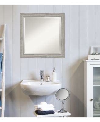 Dove Framed Bathroom Vanity Wall Mirror, 23.5" x 23.50"