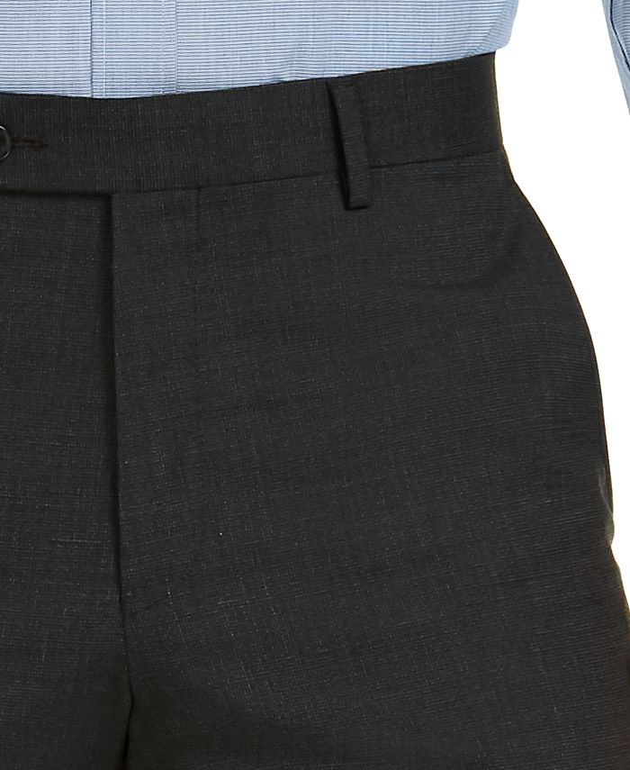 Tommy Hilfiger Men's Modern-Fit Charcoal THFlex Suit Pants - Macy's