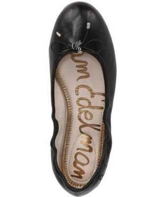 Felicia Leather Cushioned Ballet Flats