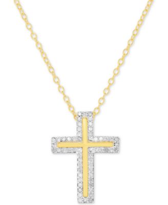 Macy's Diamond Cross 18