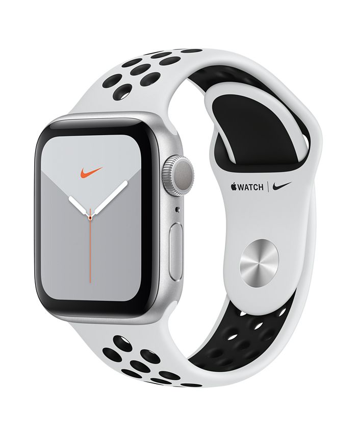 Apple Watch Series 5 Apple Watch Nike Series 5 GPS, 40mm Silver Aluminum Case with Pure Platinum