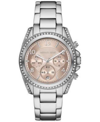 women's blair chronograph stainless steel watch