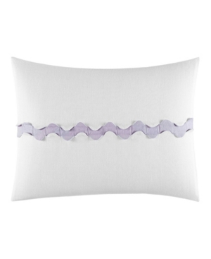 Vera Wang Center Scallop Decorative Pillow, 12 X 16 In White