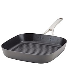 Allure Hard-Anodized Nonstick 11" Deep Square Grill Pan