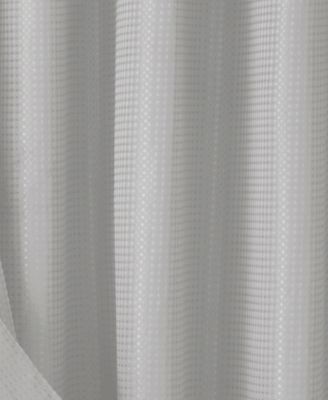 Waffle Complete Shower Curtain With Detachable Liner, 70" x 72"