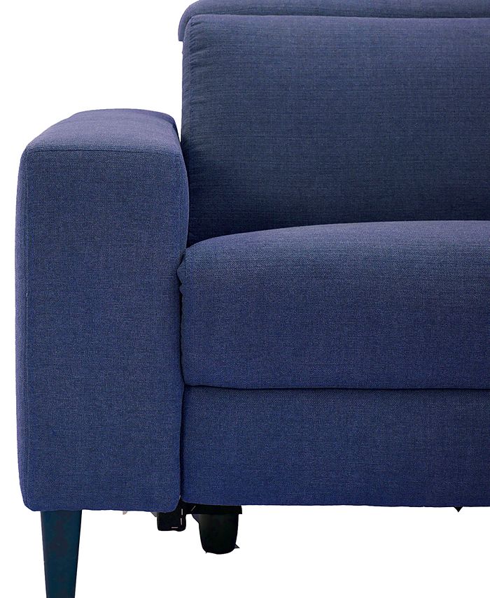 Furniture CLOSEOUT! Sleannah 3Pc. Fabric Sofa with 3 Power Recliners