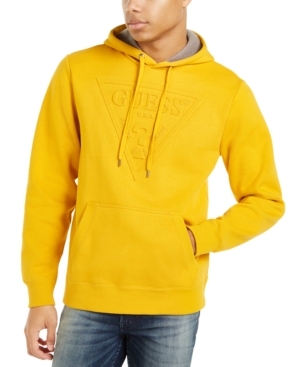 Yellow shop guess hoodie