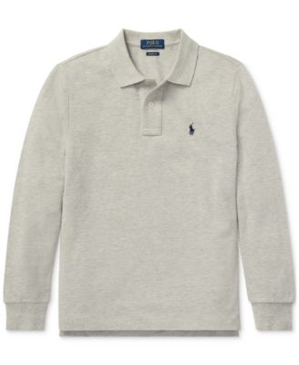 Polo Ralph Lauren - Men's Cotton Mesh Long-Sleeve Polo Shirt