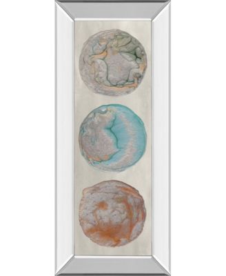 Planet Trio II by Alicia Ludwig Mirror Framed Print Wall Art, 18" x 42"