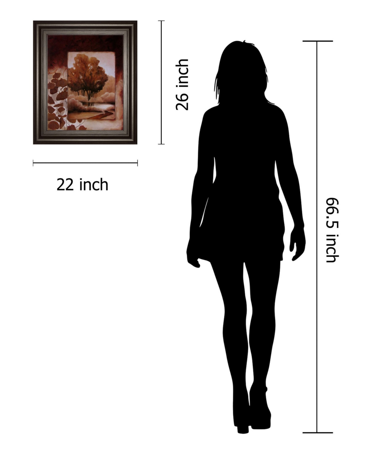 Classy Art Fall Vignette I by Carol Robinson Framed Print Wall Art,