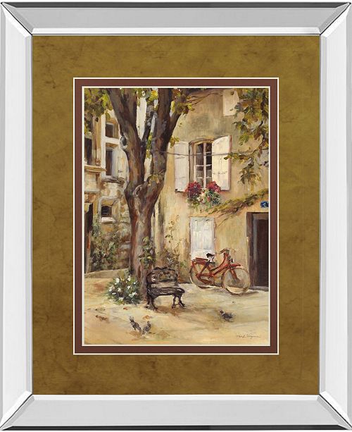 Classy Art Provence Village I By Marilyn Hageman Mirror Framed
