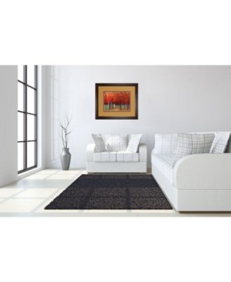 Red Forest by Asia Jensen Framed Print Wall Art, 34" x 40"