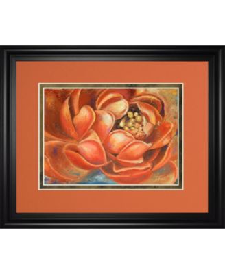 Red Lotus I by Patricia Pinto Framed Print Wall Art, 34" x 40"