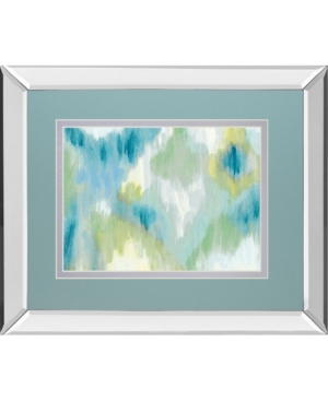 Classy Art Energetic By Rita Vindedzis Mirror Framed Print Wall Art, 34" X 40" In Blue
