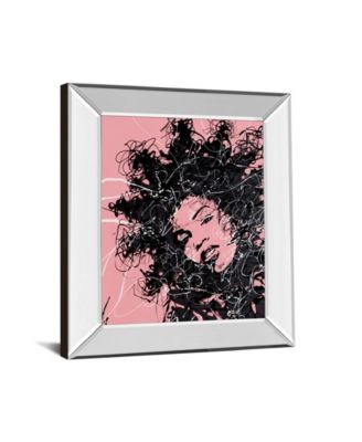 Classy Art Star II by Oksana Leadbitter Mirror Framed Print Wall Art, 22" x 26"