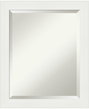 Shop Amanti Art Vanity Framed Bathroom Vanity Wall Mirror, 19.38" X 23.38" In White
