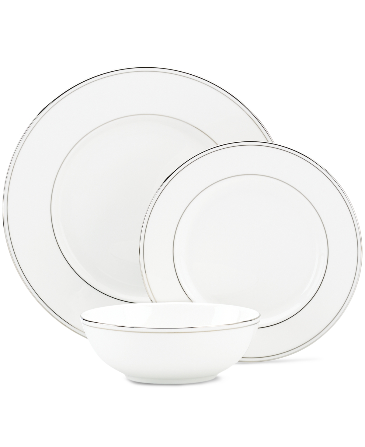 Lenox Federal Platinum 3-piece Place Setting In No Color