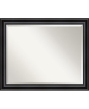 Amanti Art Grand Framed Bathroom Vanity Wall Mirror, 31.88" X 25.88" In Black