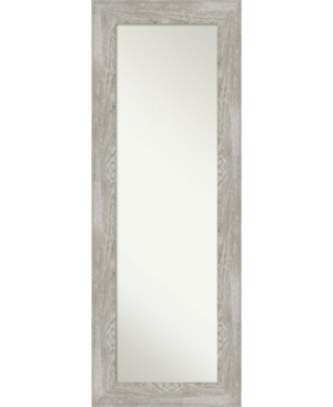 Shop Amanti Art Dove On The Door Full Length Mirror, 19.88" X 53.88" In Gray
