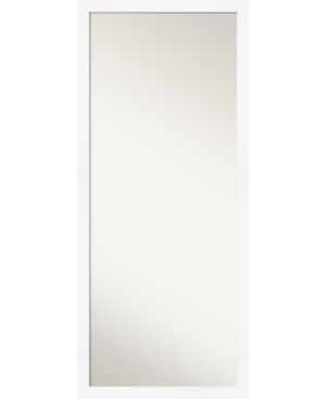 Shop Amanti Art Cabinet Framed Floor/leaner Full Length Mirror, 27.25" X 63.25" In White