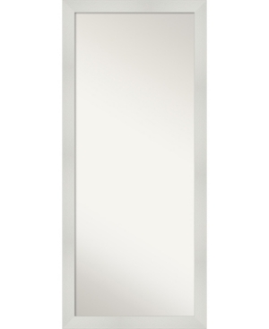 Shop Amanti Art Mosaic Framed Floor/leaner Full Length Mirror, 28.25" X 64.25" In White