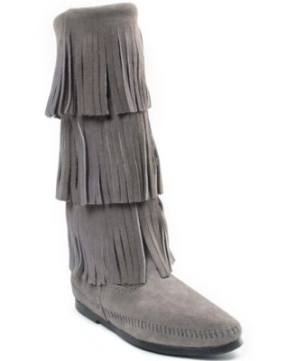 minnetonka fringe boots