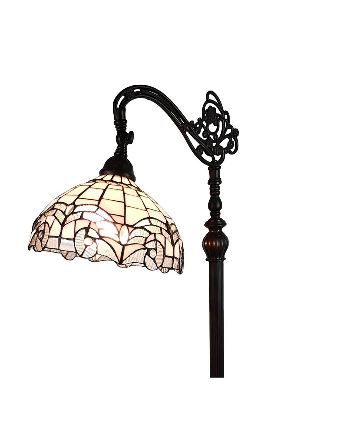 Amora Lighting Tiffany-Style Reading Floor Lamp - Macy's