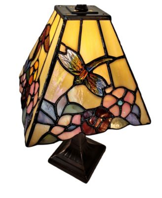 Tiffany Style Floral Mission Style Table Lamp