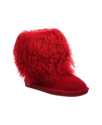 red bearpaw boots