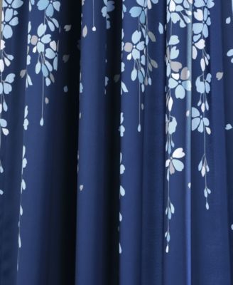 Lush Decor Weeping Flower Room Darkening Window Curtain Panels Pair 52"W x 84"L