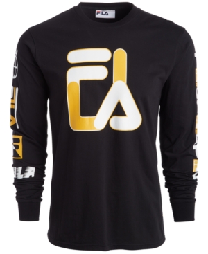 Fila shirt outlet mens gold