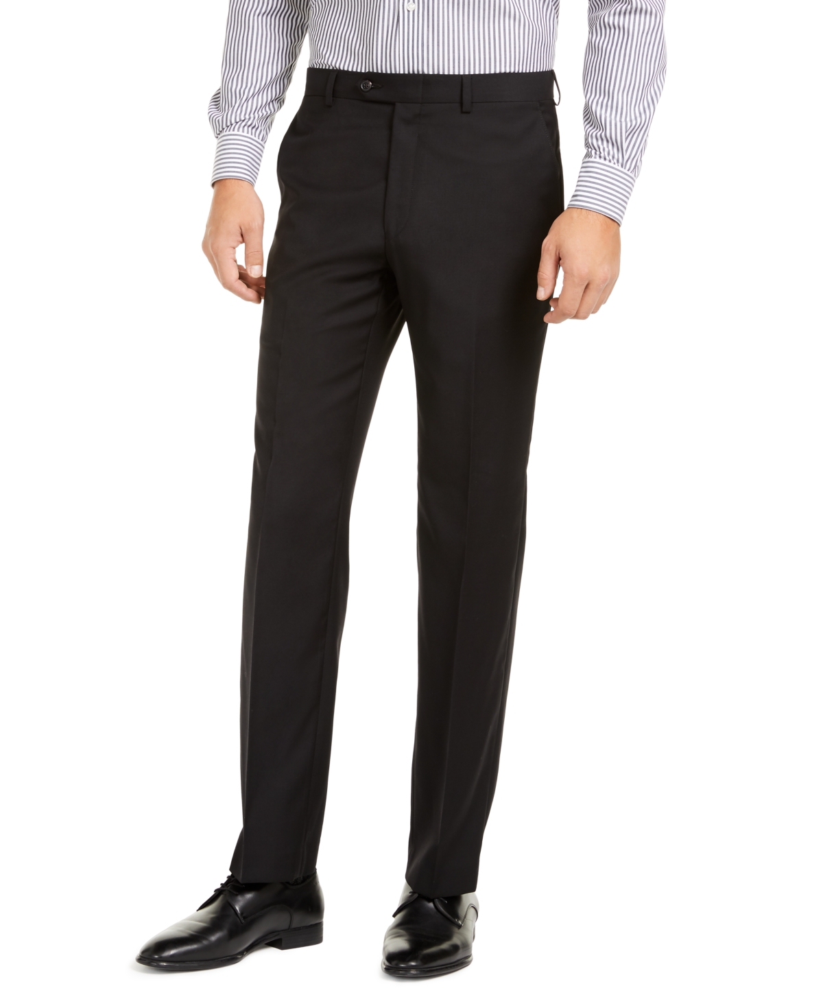 Lauren Ralph Lauren Men's Slim-fit Ultraflex Stretch Solid Suit Separate Pants In Black