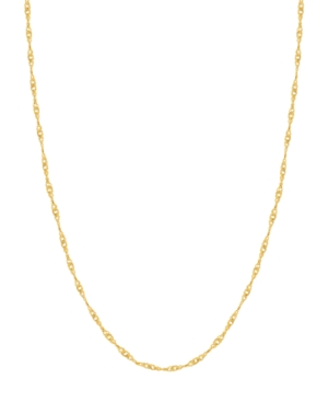 image of 14K Yellow Gold .85 mm Singapore 20