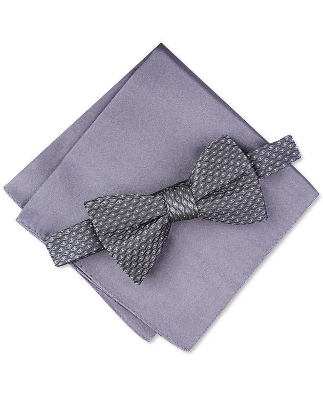 Alfani Men's Roy Geo PreTied Bow Tie, Created for Macy's & Reviews