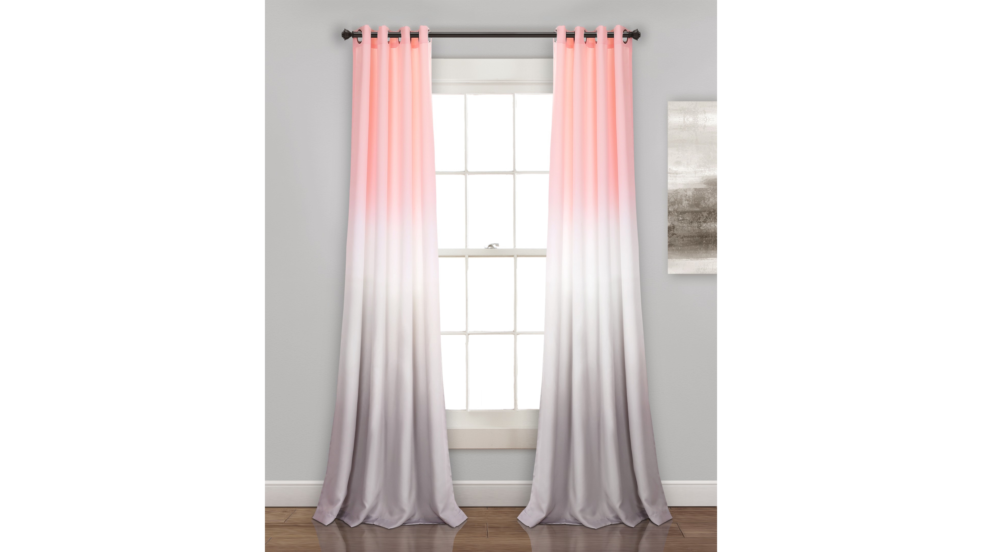 Ombre Fiesta 52" x 95" Curtain Set