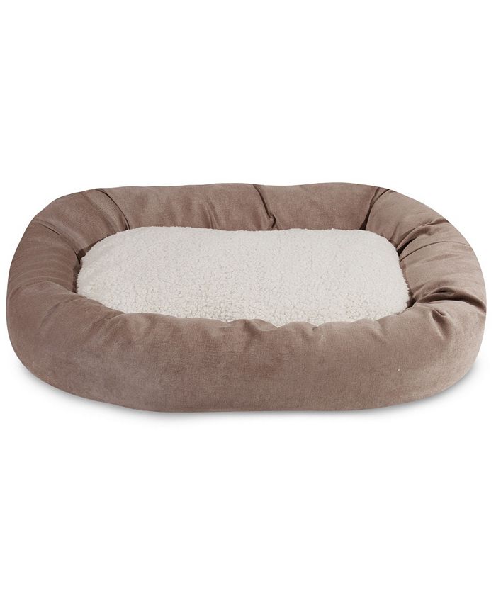 Majestic Pet Villa MicroVelvet Sherpa Bagel Dog Bed & Reviews Pet