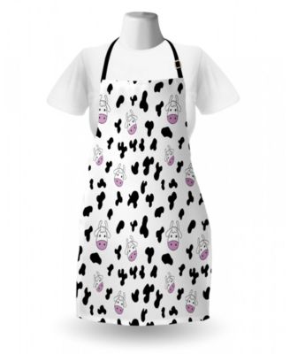 Ambesonne Cow Print Apron